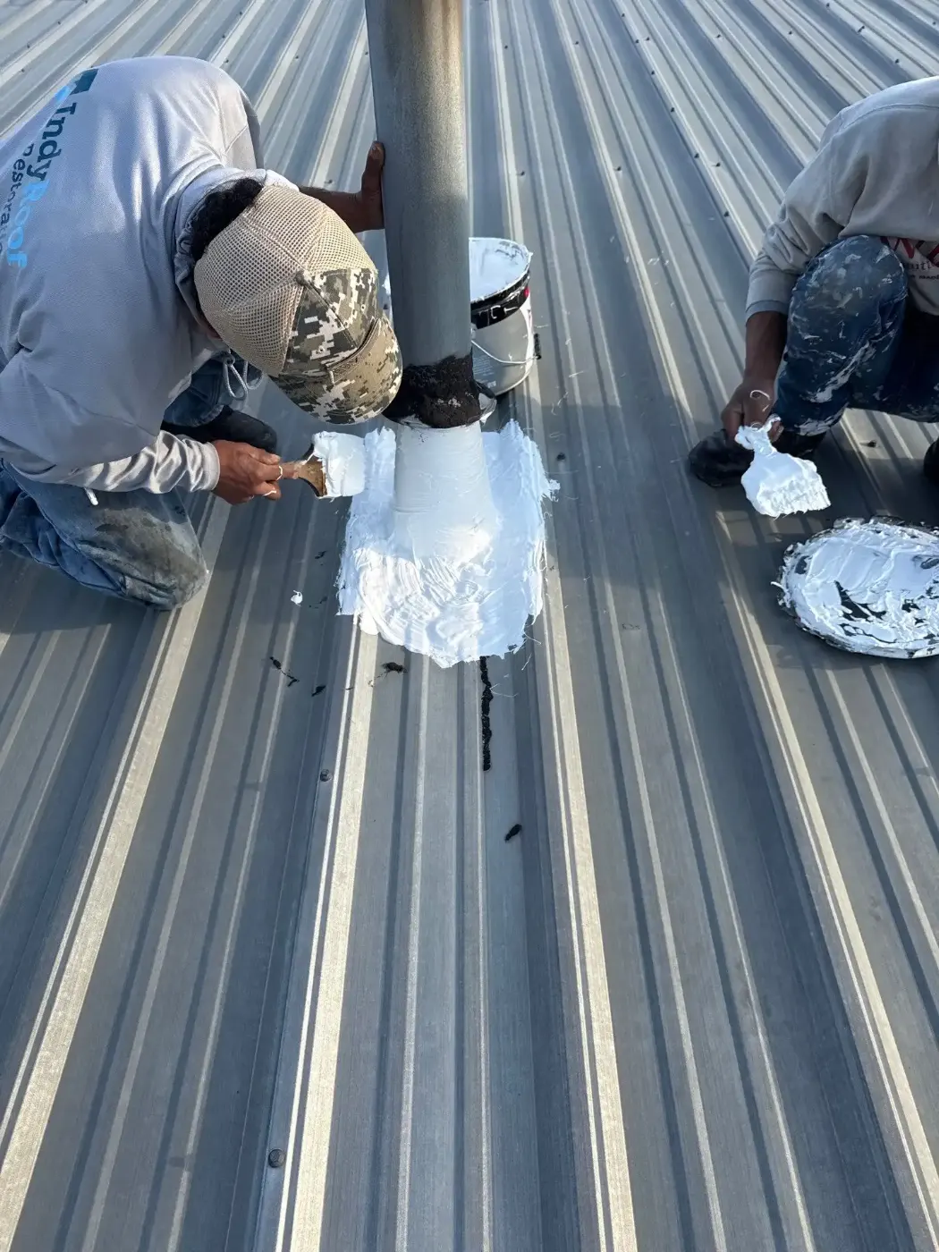 Commercial roofing by Rockville Commercial Roofing near Lafayette, IN