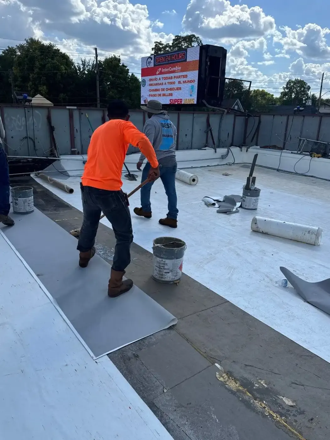 Flashing and seam work in Rockville